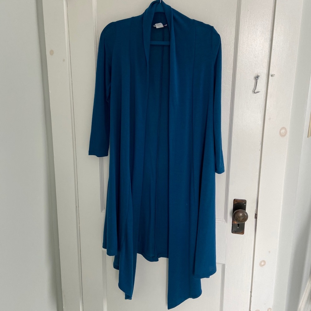 Long Teal Duster